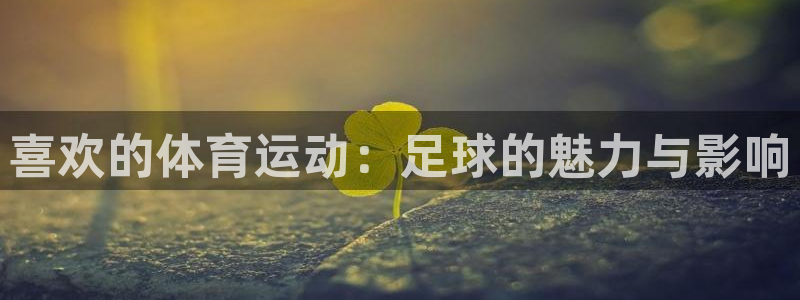 米兰体育下载官网最新版：喜欢的体育运动：足球的魅力与影响
